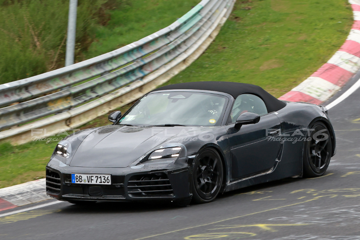 Porsche Boxster electrique circuit