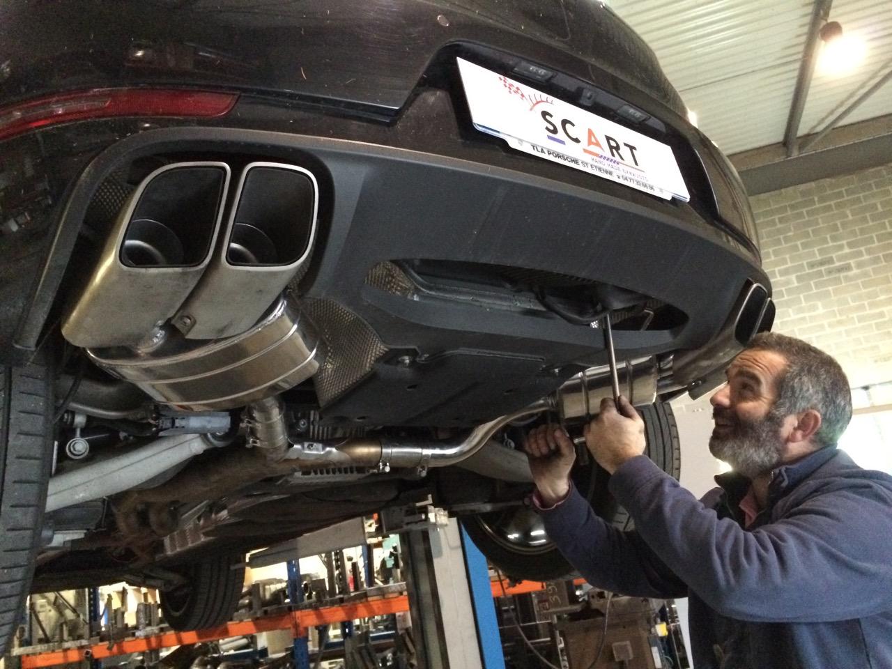 SCART Silencieux d'Echappement à valves pour Porsche 991