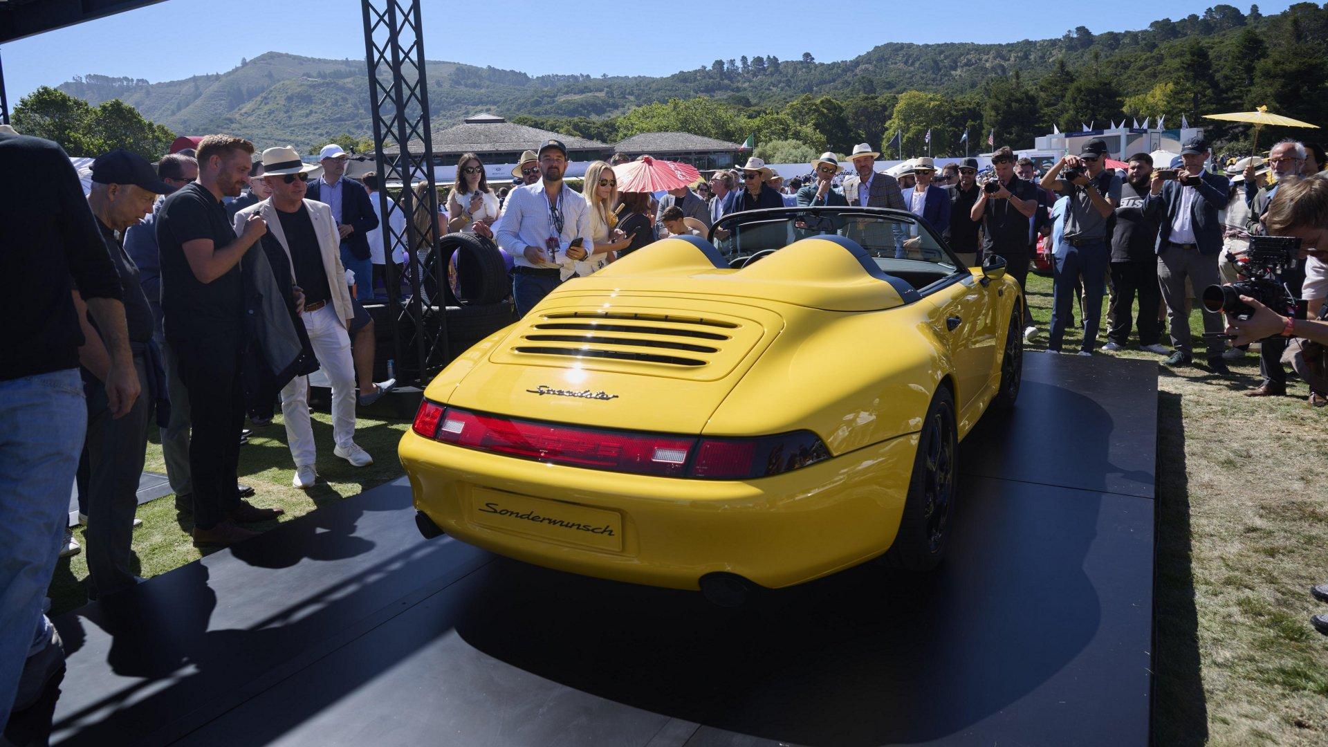 Porsche 911 speedster sonderwunsch monterey car week 2