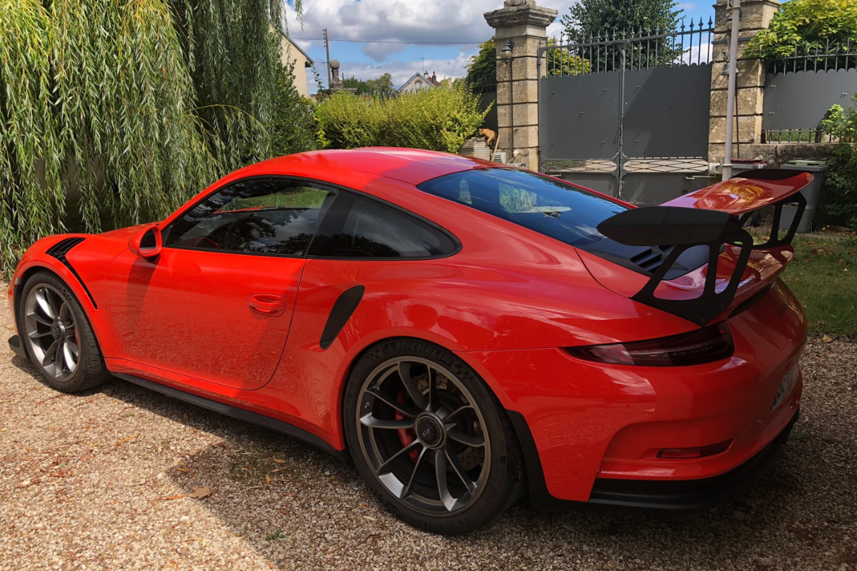 Porsche 991 gt3 rs phase 1 orange fusion