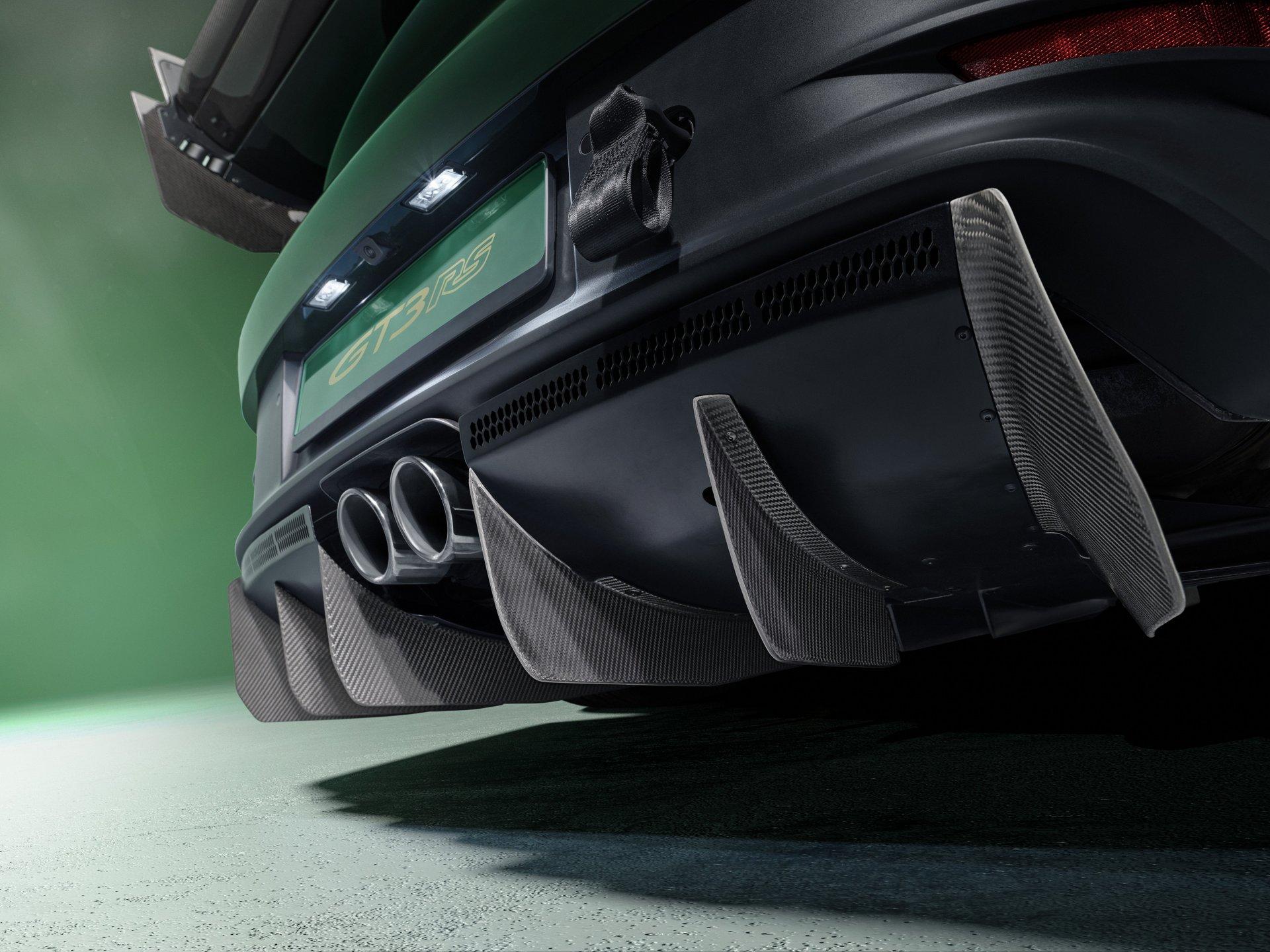 Porsche 992 gt3 rs mr diffuseur