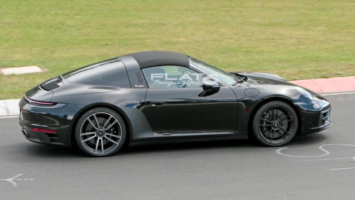 La future 911 (992) Targa GTS surprise sans camouflage sur le Nürburgring