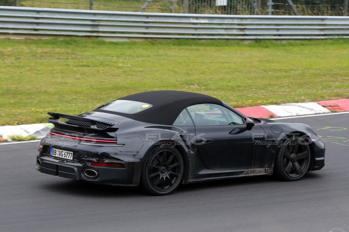 Porsche 992 turbo s phase 2 spyshot