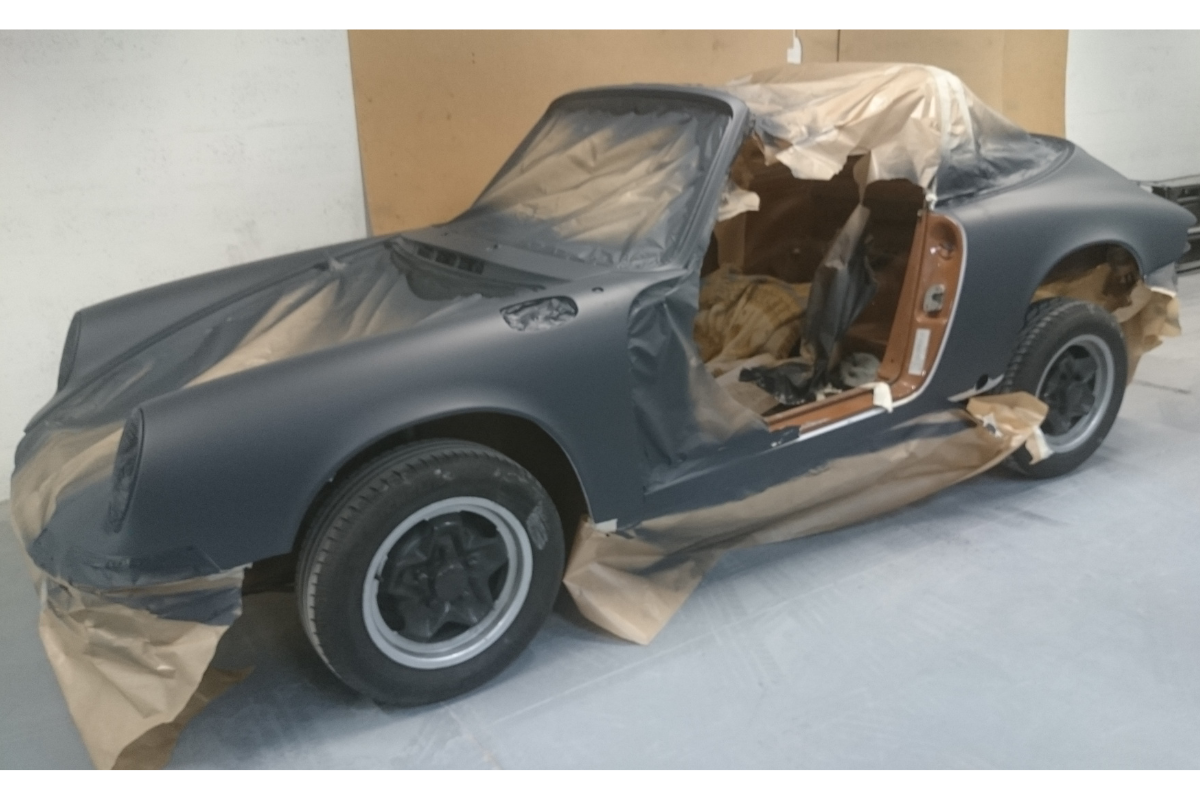 Restauration porsche 911 targa fraise