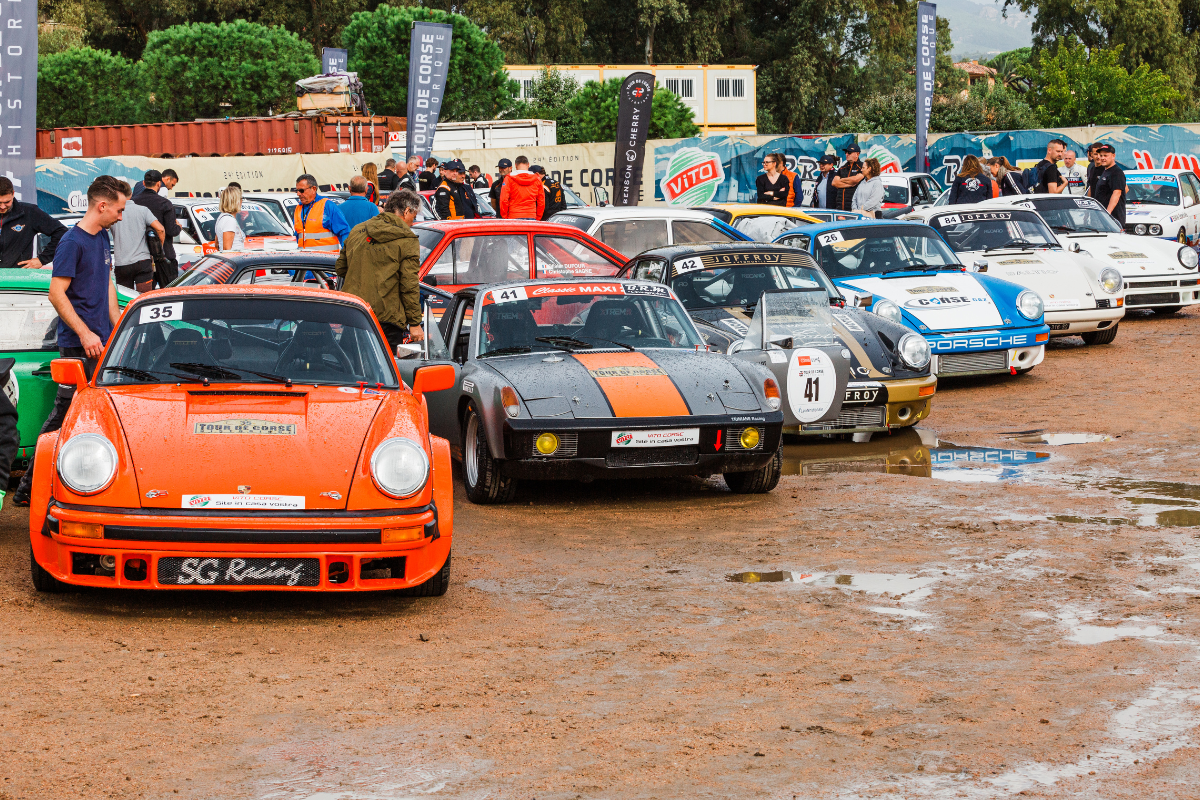 Tour de corse historique 2024 : les Porsche présentes